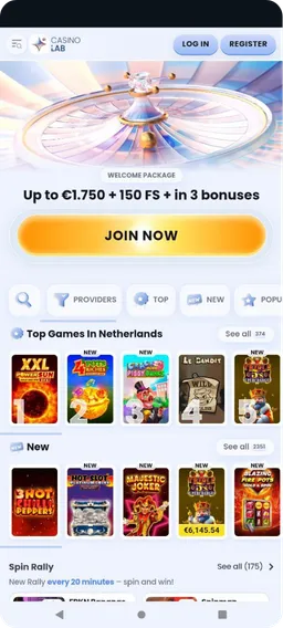 CasinoLab Live Casino Lobby