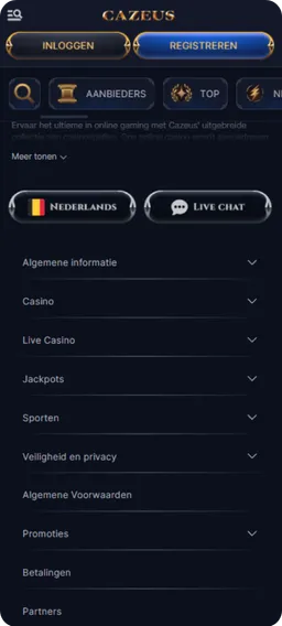 Cazeus Live Casino