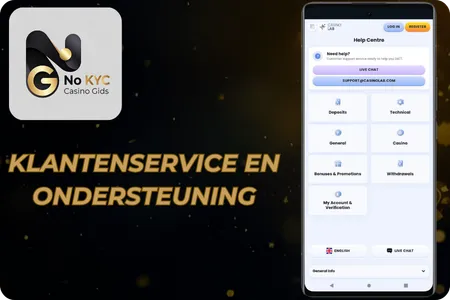 Klantenservice en ondersteuning CasinoLab