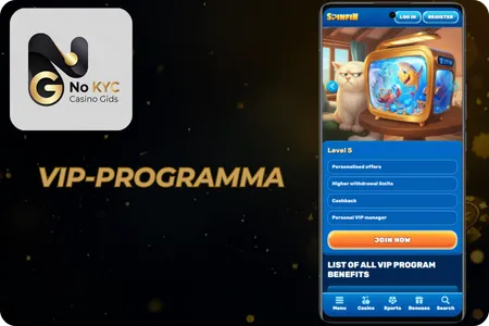 Loyaliteitsprogramma van Spinfin Casino