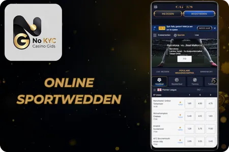Online sportwedden Cazeus casino
