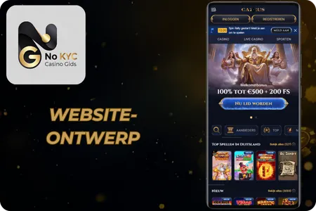 Website-ontwerp  Cazeus casino